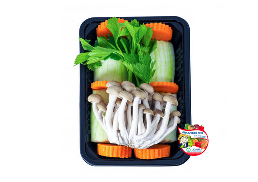 ชุดเห็ดต้มฟัก  (ชุดอาหารพร้อมปรุง)