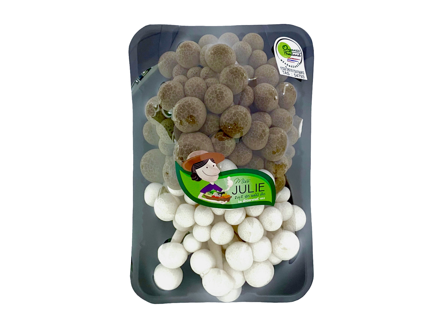 เห็ดแฝดอินทรีย์ (เห็ดชิเมจิ - เห็ดหิมะ)